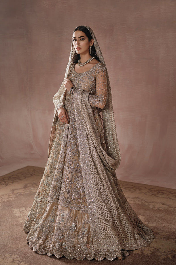 Grand Champagne Gold Reception Gown D01 - BRIDAL