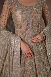 Grand Champagne Gold Reception Gown D01 - BRIDAL