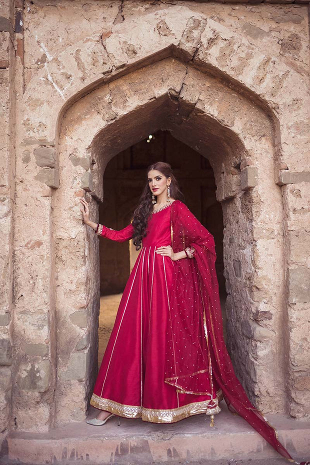 Red Formal Maxi-HANDMADE