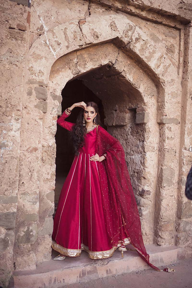 Red Formal Maxi-HANDMADE