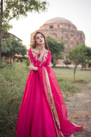 Hot Pink Formal Maxi